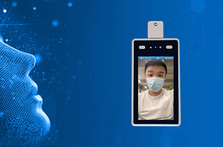 深圳捷易7寸人脸识别测温门禁一体机，比?？怠⒋蠡母糜?，支持全球10多种语言