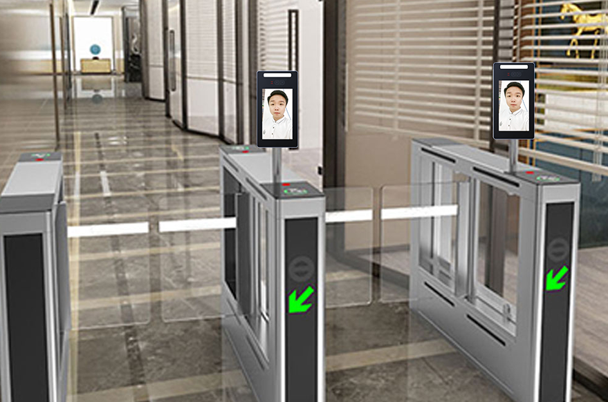 捷易科技无感人脸门禁一体机新品，大容量快速识别智能又安全