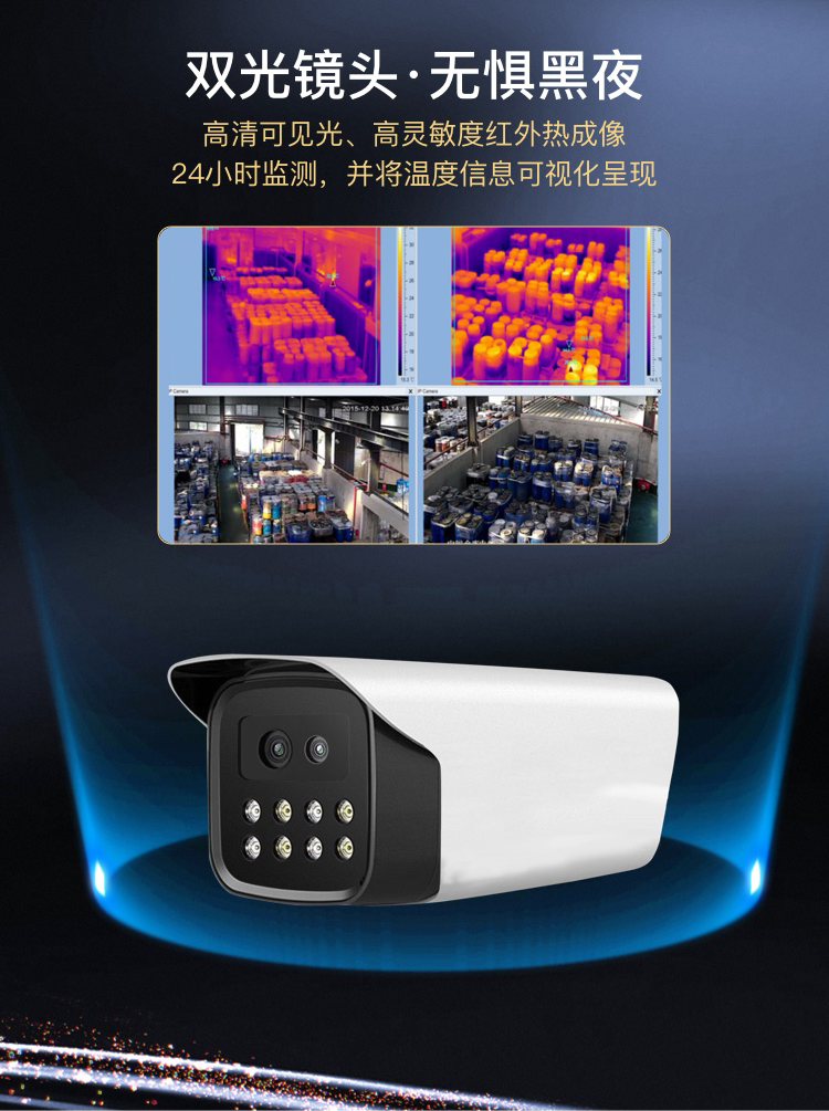 AI双光谱防火热像仪