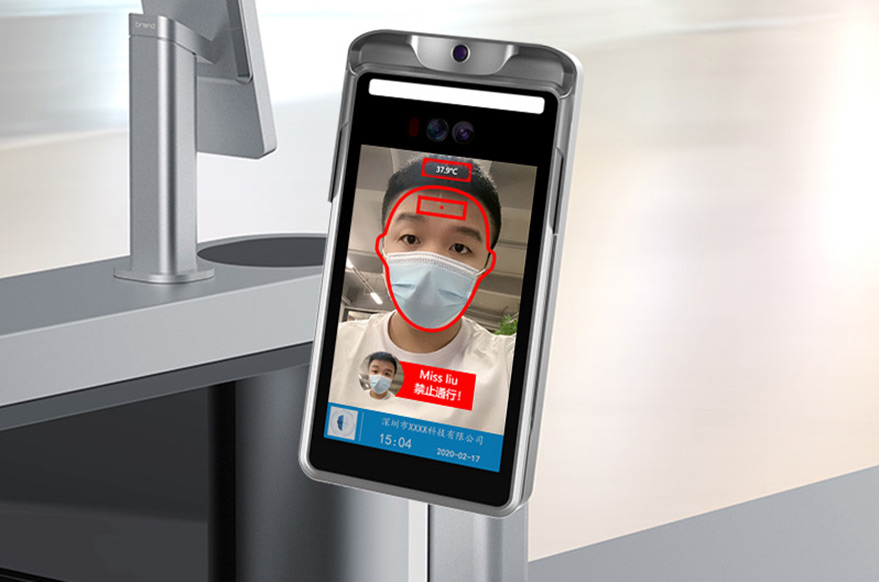 人脸AI红外测温门禁系统对于日常生活中的好处_测温人脸门禁系统_深圳捷易科技