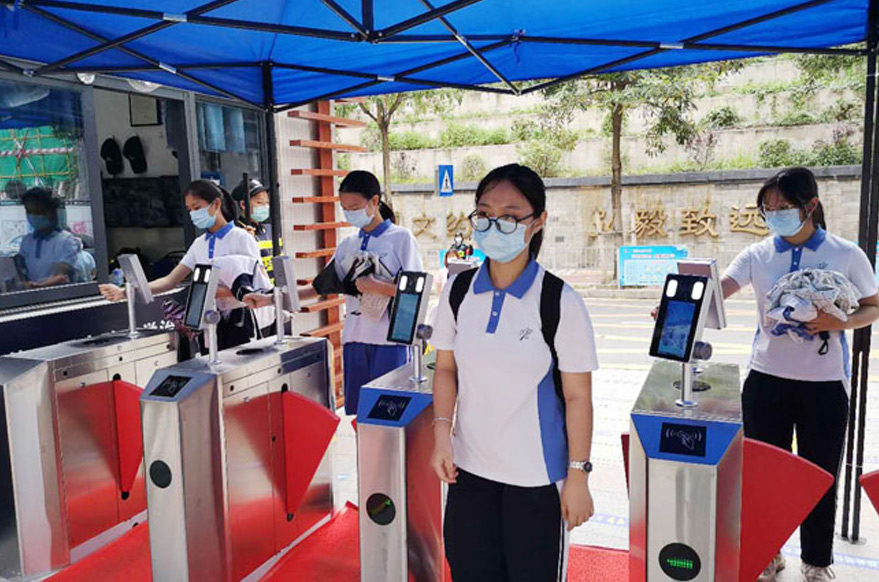 人体测温人脸识别一体机戴口罩后能识别吗？_系统_设备_深圳捷易科技